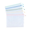 A4 Morandi color file bag, zipper bag, flanged file bag, fresh and light student information bag, transparent grid bag Item Picture